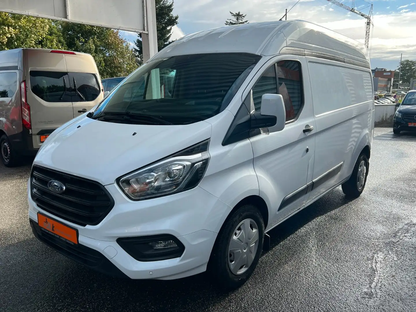 Ford Transit Custom Kasten 300 L2H2 Trendline Klima Blanc - 2