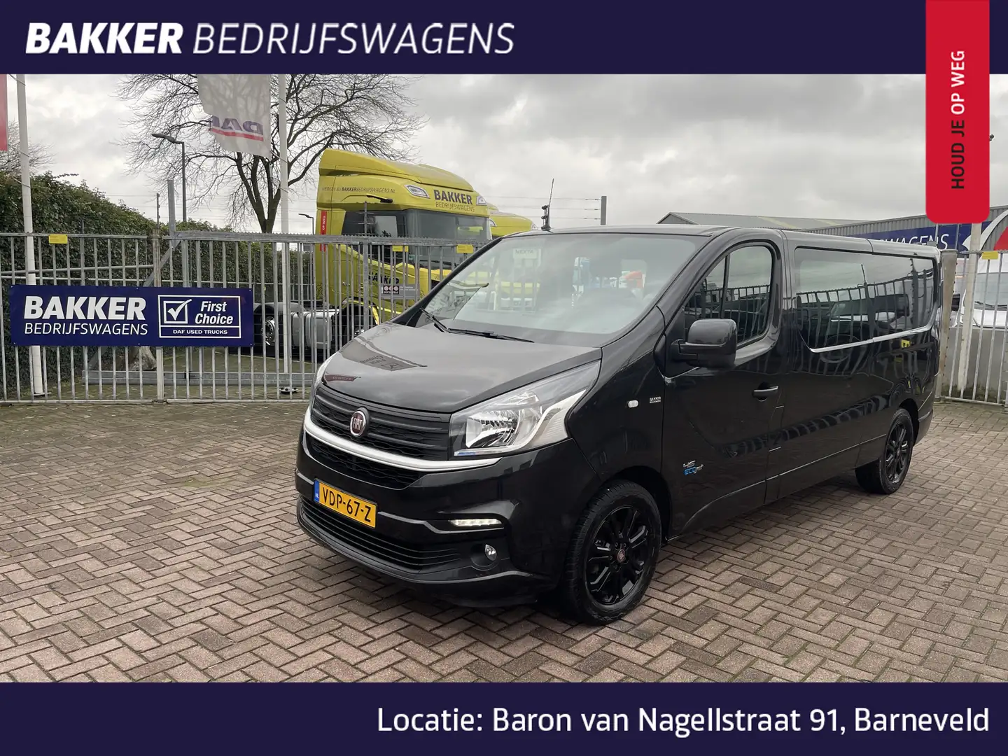 Fiat Talento 2.0 MultiJet 145 pk L2H1 Business Pro Dubbel Cabin Schwarz - 1