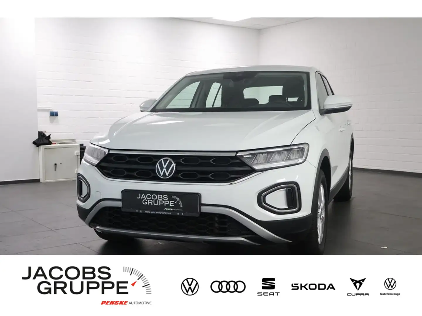 Volkswagen T-Roc 1.0 TSI LED,BC,Klima,ZV Weiß - 2