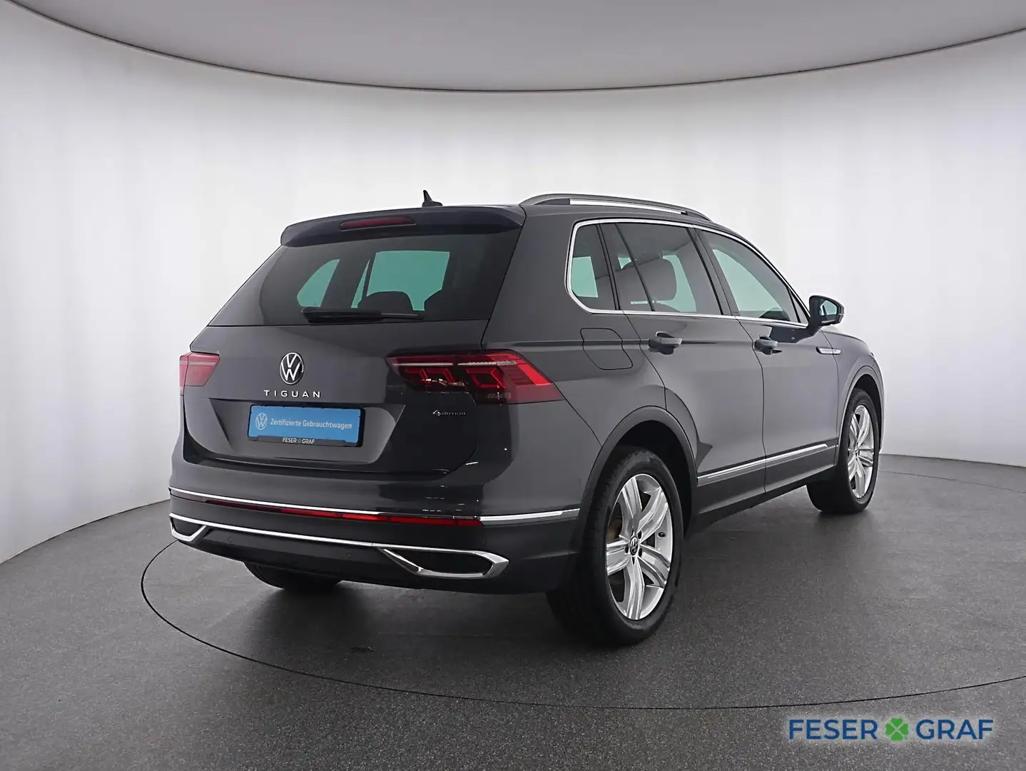 Volkswagen Tiguan Elegance 2.0 TDI DSG 4M Navi AHK StandHz Kamera Grau - 2