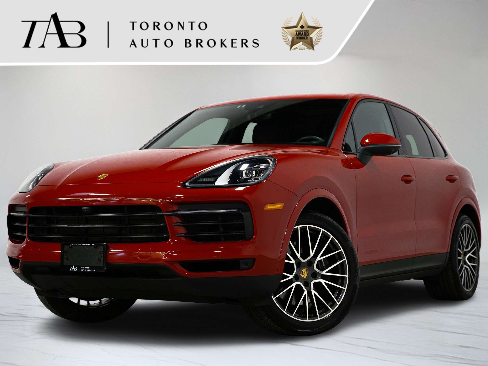 Red 2021 Porsche Cayenne SUV / Crossover All-Wheel Drive Automatic