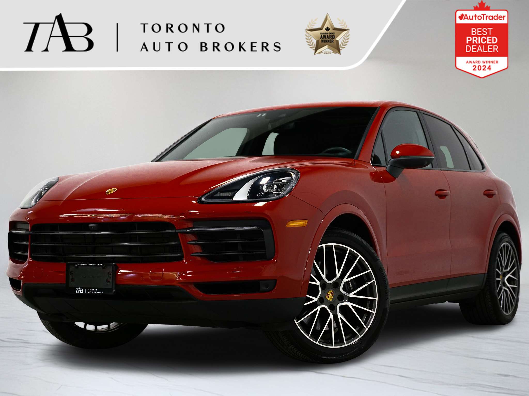 Red 2021 Porsche Cayenne SUV / Crossover All-Wheel Drive Automatic