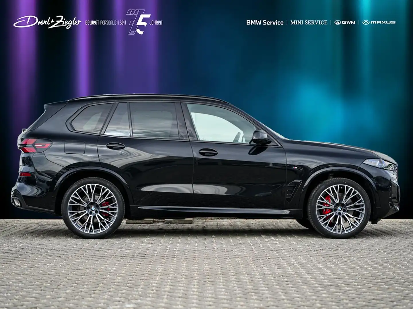 BMW X5 xDrive30d M Sport PRO ACC AHK PanoDach 360° Černá - 2