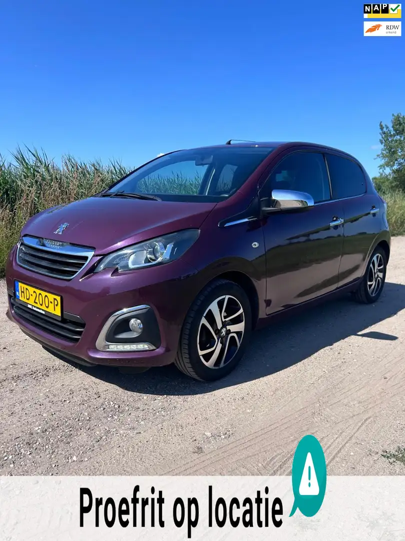 Peugeot 108 1.0 e-VTi Allure TOP! Mauve - 1