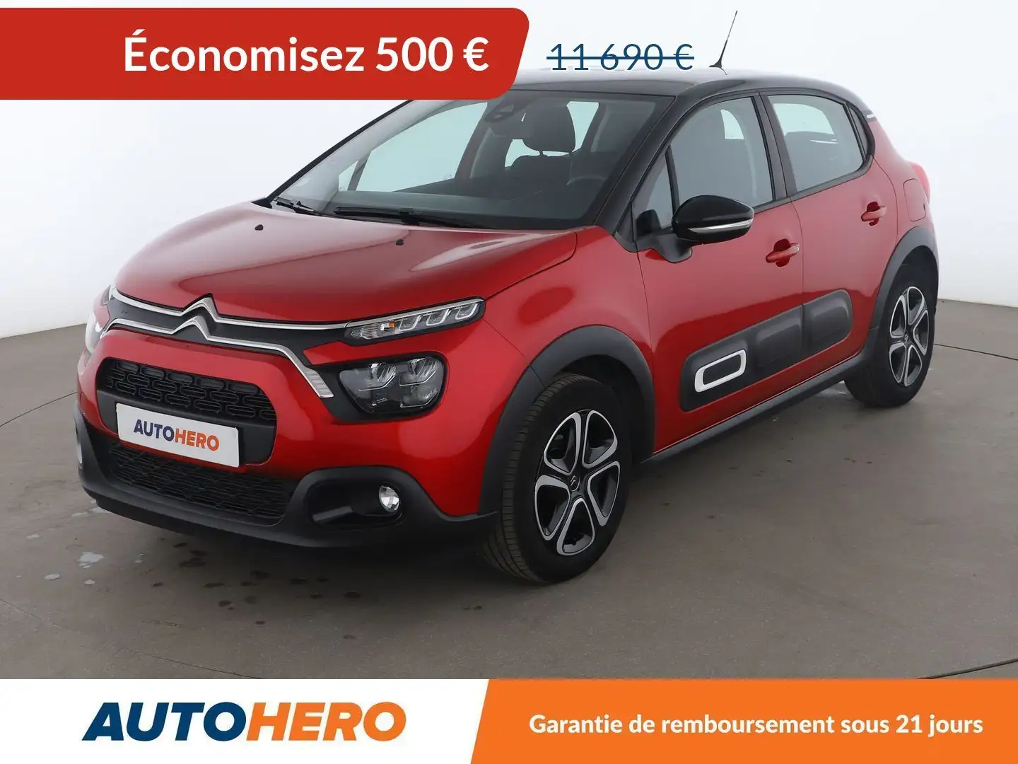 Citroen C3 1.2 PureTech Feel Pack Rouge - 1