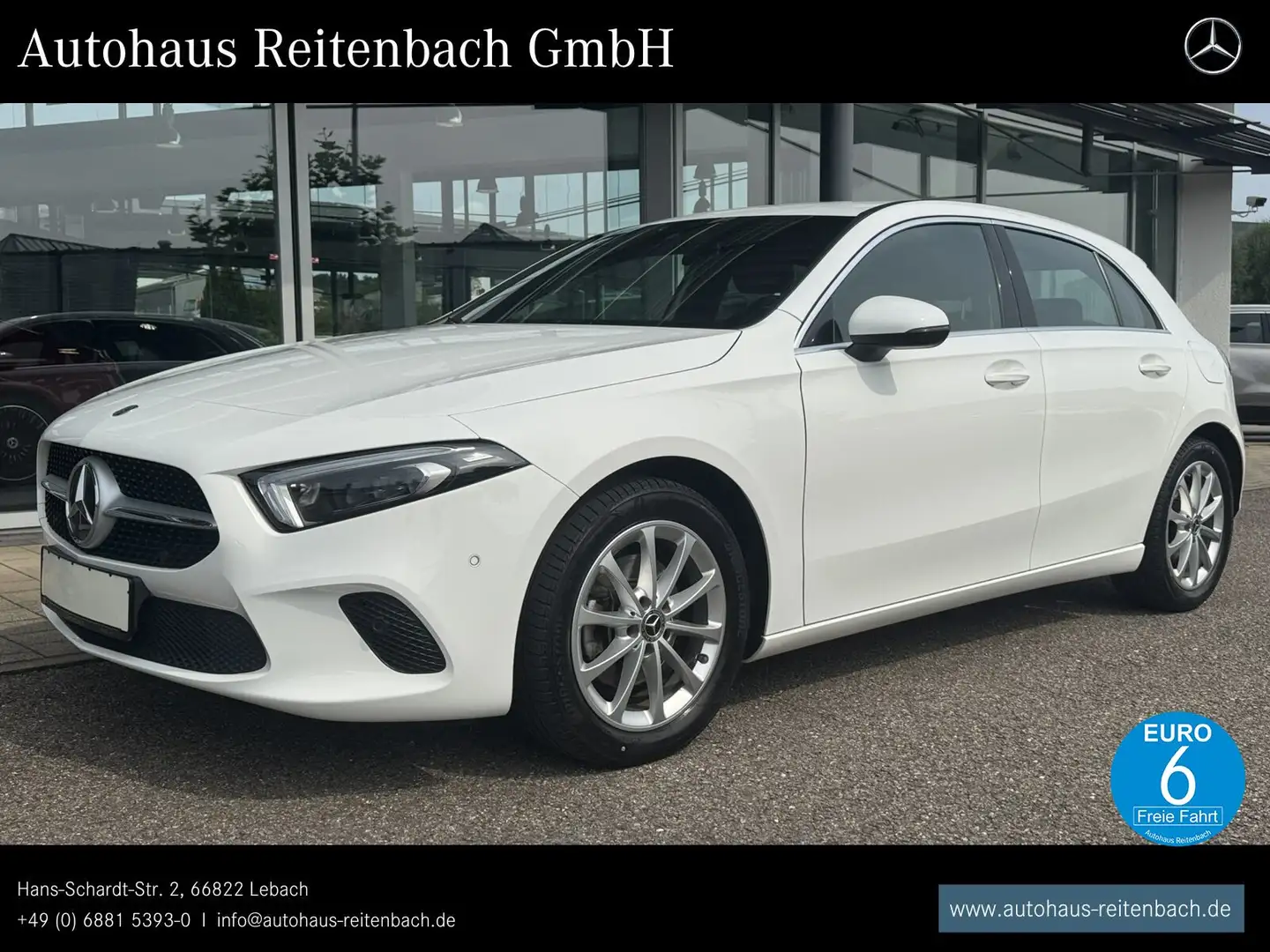 Mercedes-Benz A 200 A200 PROGESSIVE+AHK+MULTIBE WIDE+SITZHZ+AMBIENTE Blanc - 1