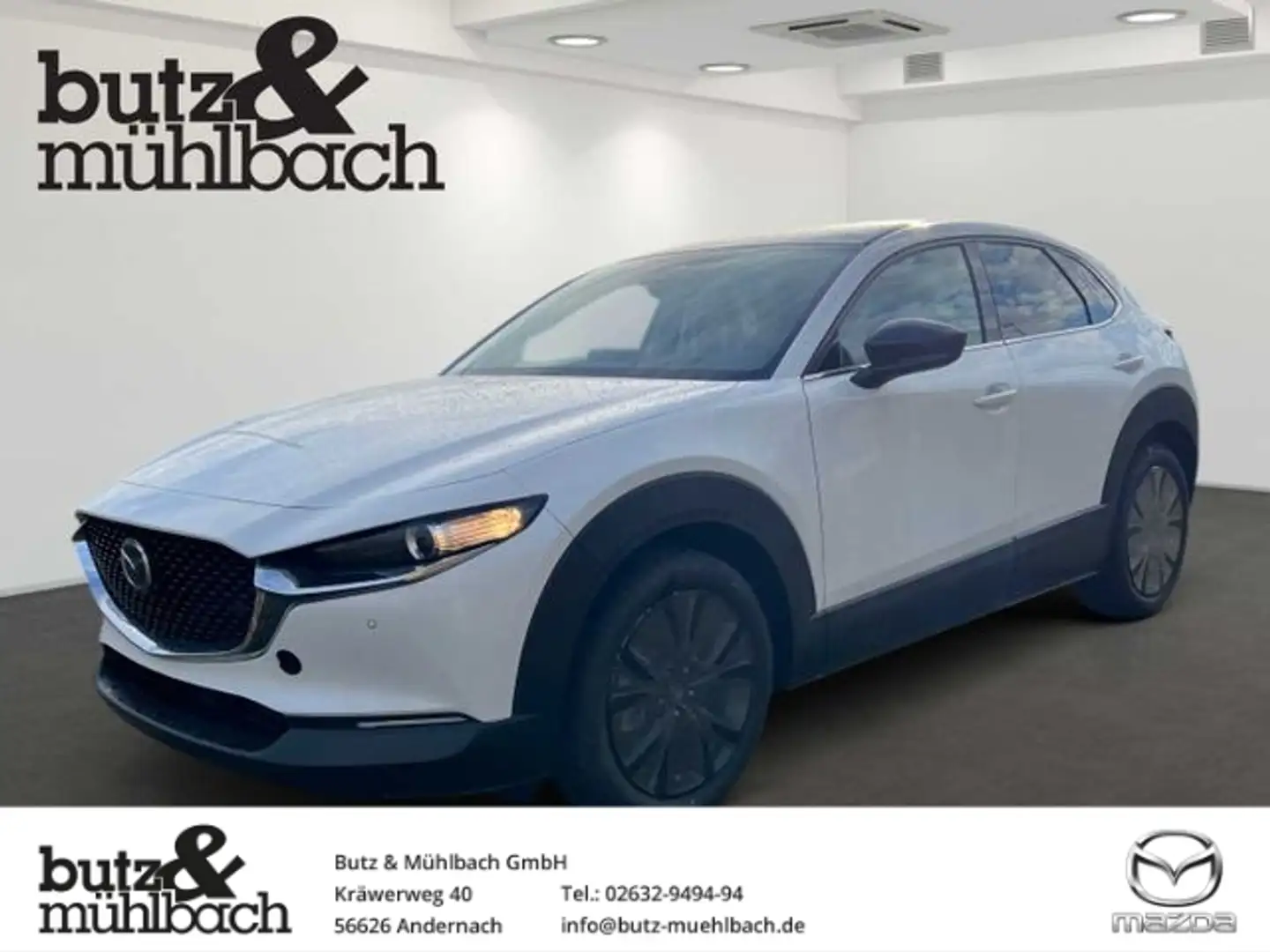 Mazda CX-30 e-SKYACTIVE G 140 Aut. HOMURA Navi LED El. Heckkla Fehér - 1