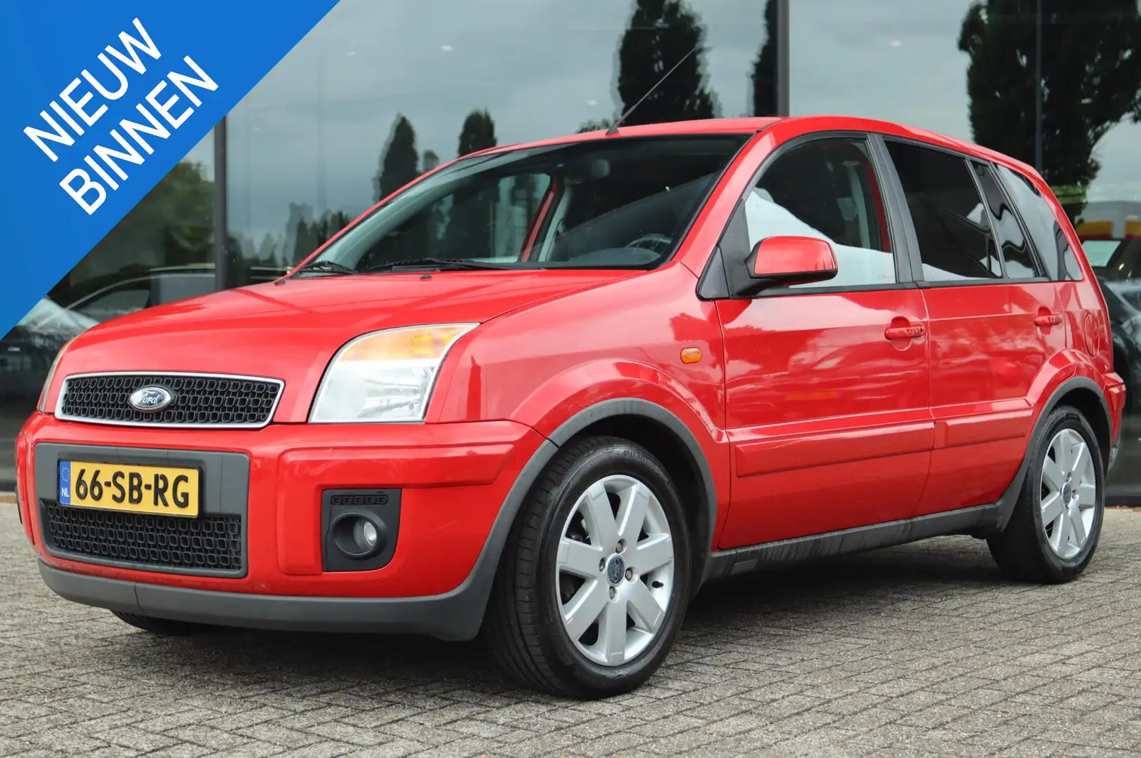 Ford Fusion 1.6-16V FUTURA | TREKHAAK | VOORRUITVERW. | AIRCO Rood - 1