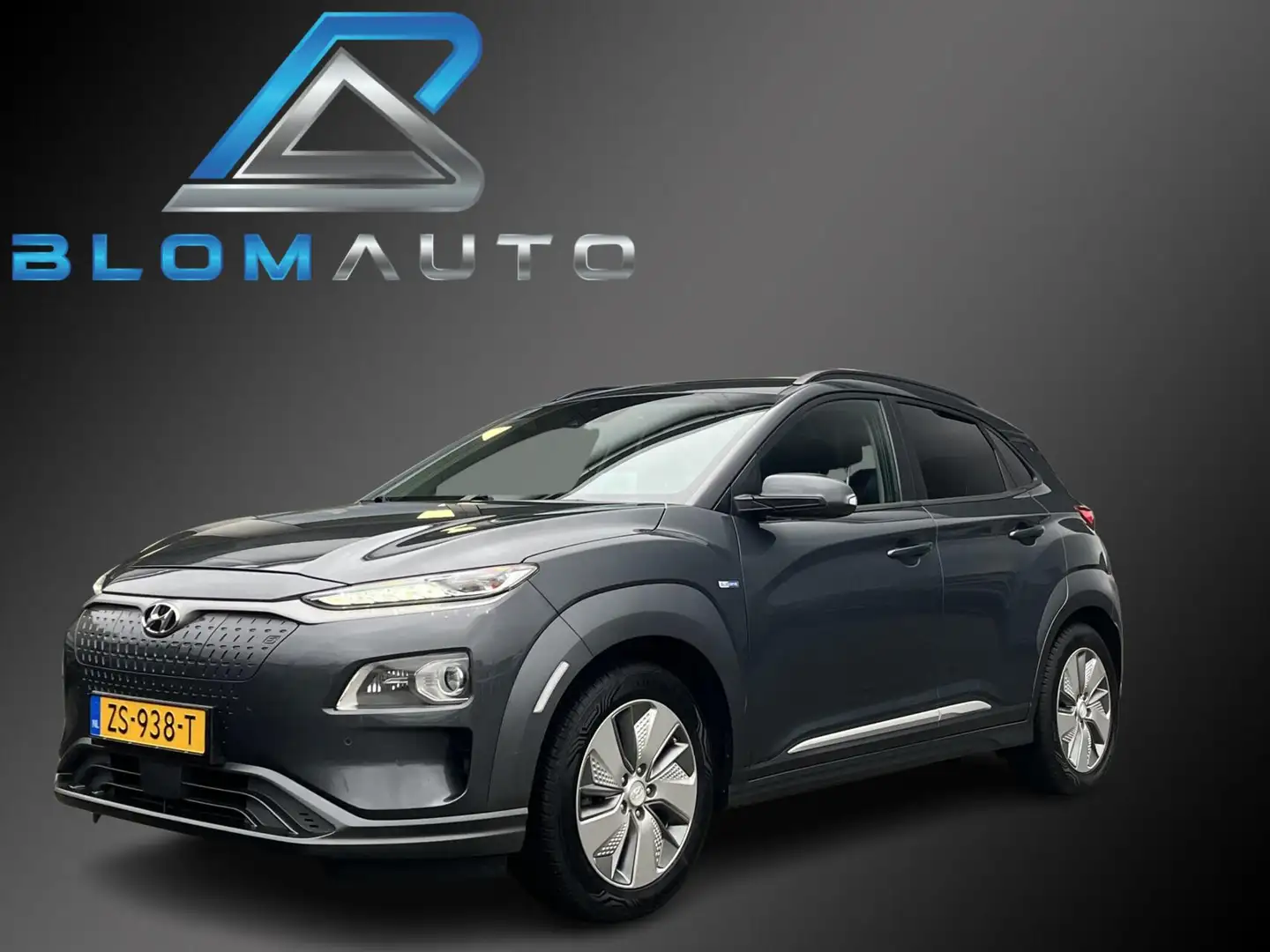 Hyundai KONA EV Premium 64 kWh 204PK LEDER+ACC+STOEL/STUURV Gris - 1