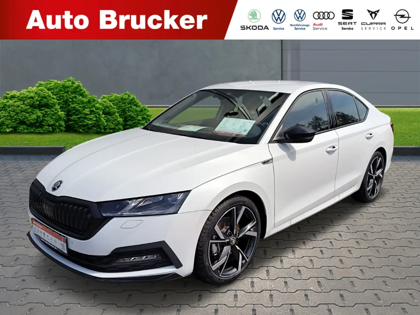 Skoda Octavia Sportline 4x4 2.0 TDI+Navi+LED+Alufelgen Weiß - 1