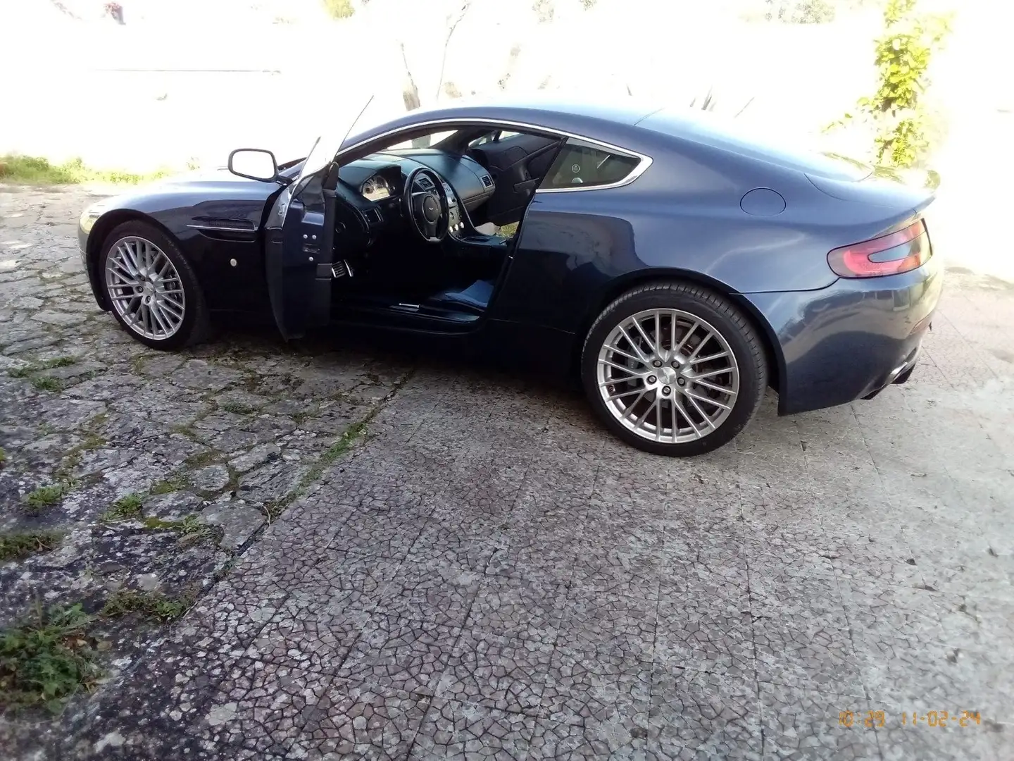 Aston Martin Vantage Vantage Coupe 4.3 V8 sportshift Bleu - 2
