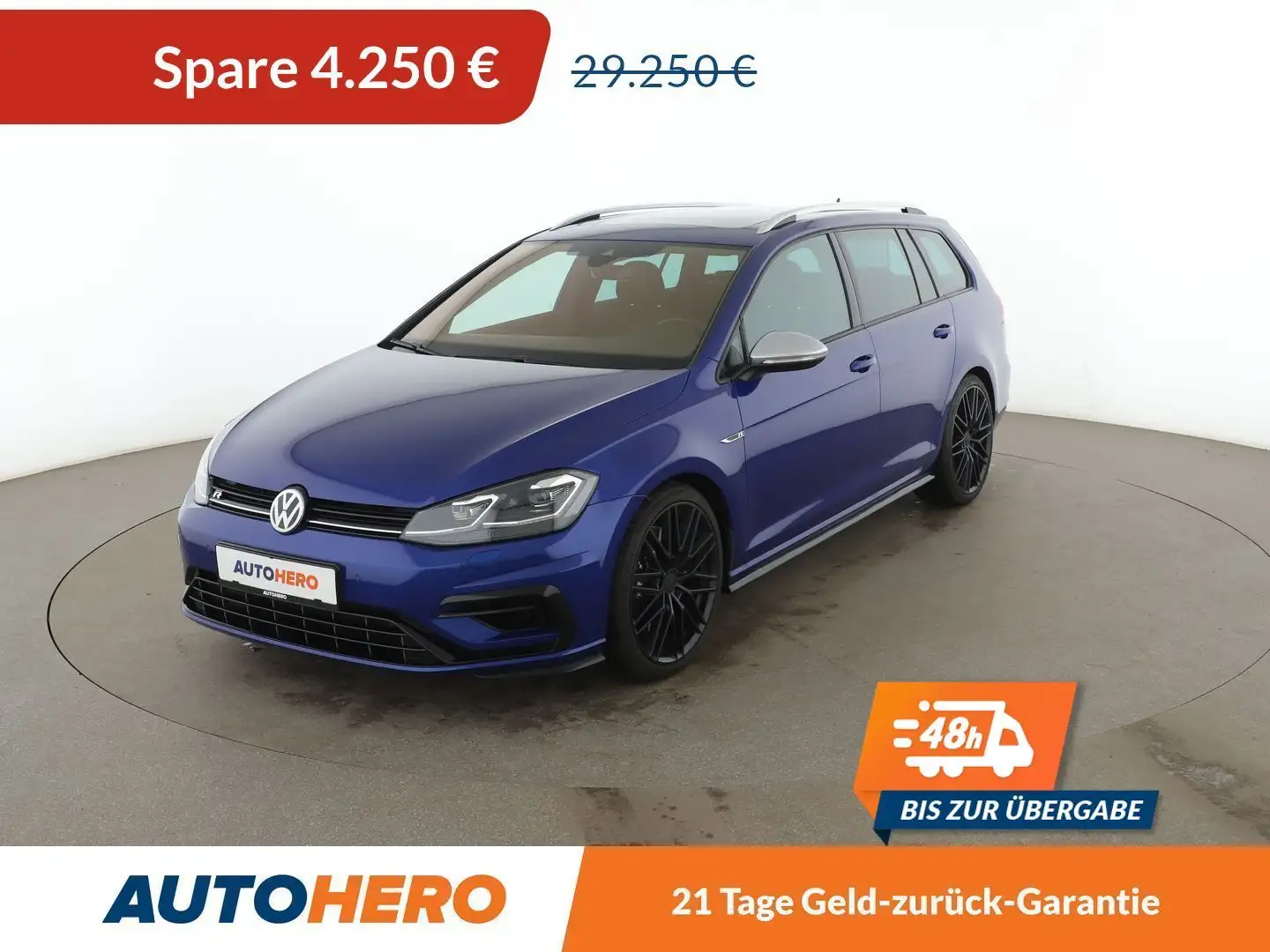 Volkswagen Golf GTI 2.0 TSI R BlueMotion 4Motion Aut.*NAVI*ACC*CAM* Bleu - 1