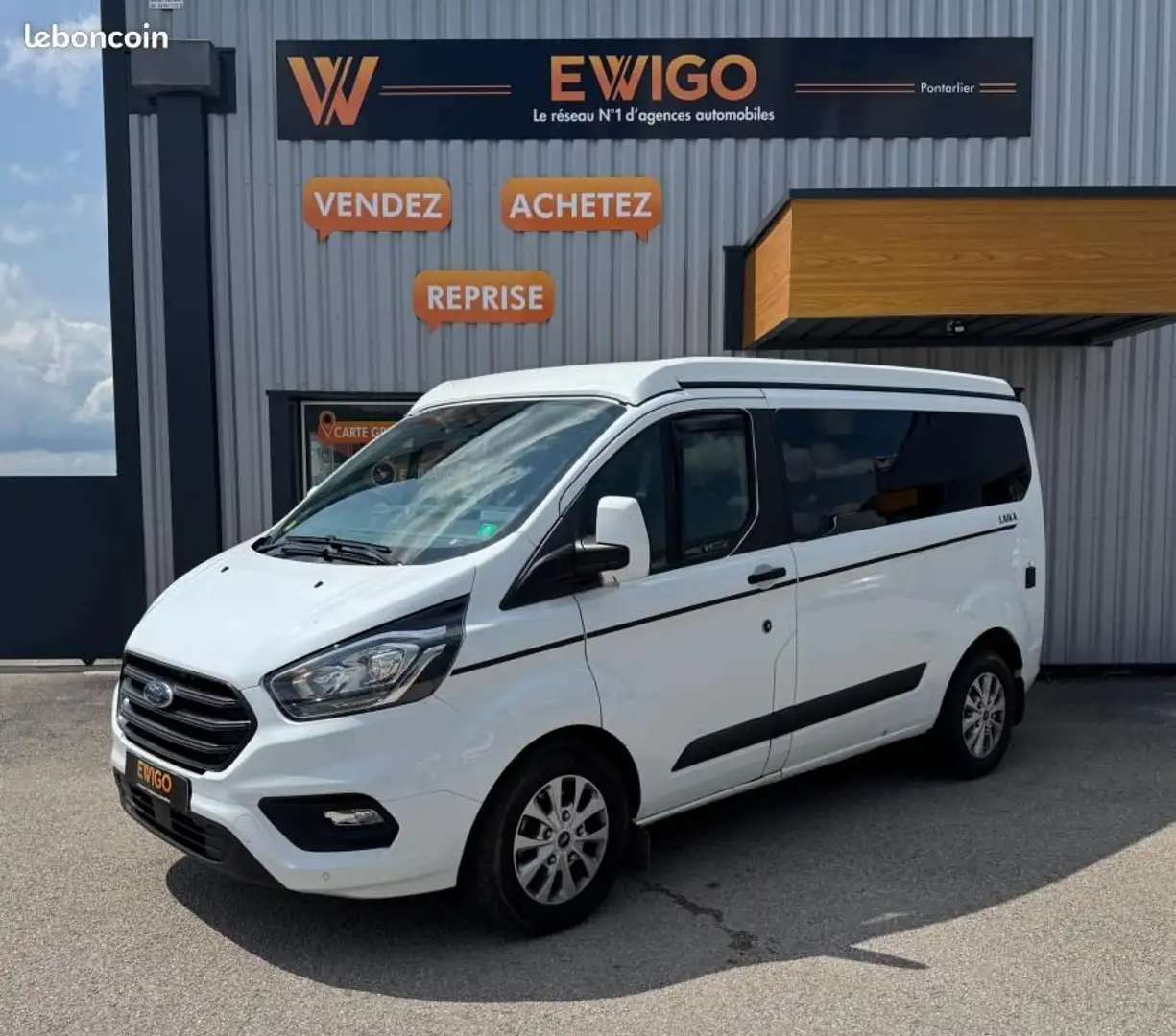 Ford Transit Laika Custom Urban 130ch 2 EcoBlue Blanc - 1