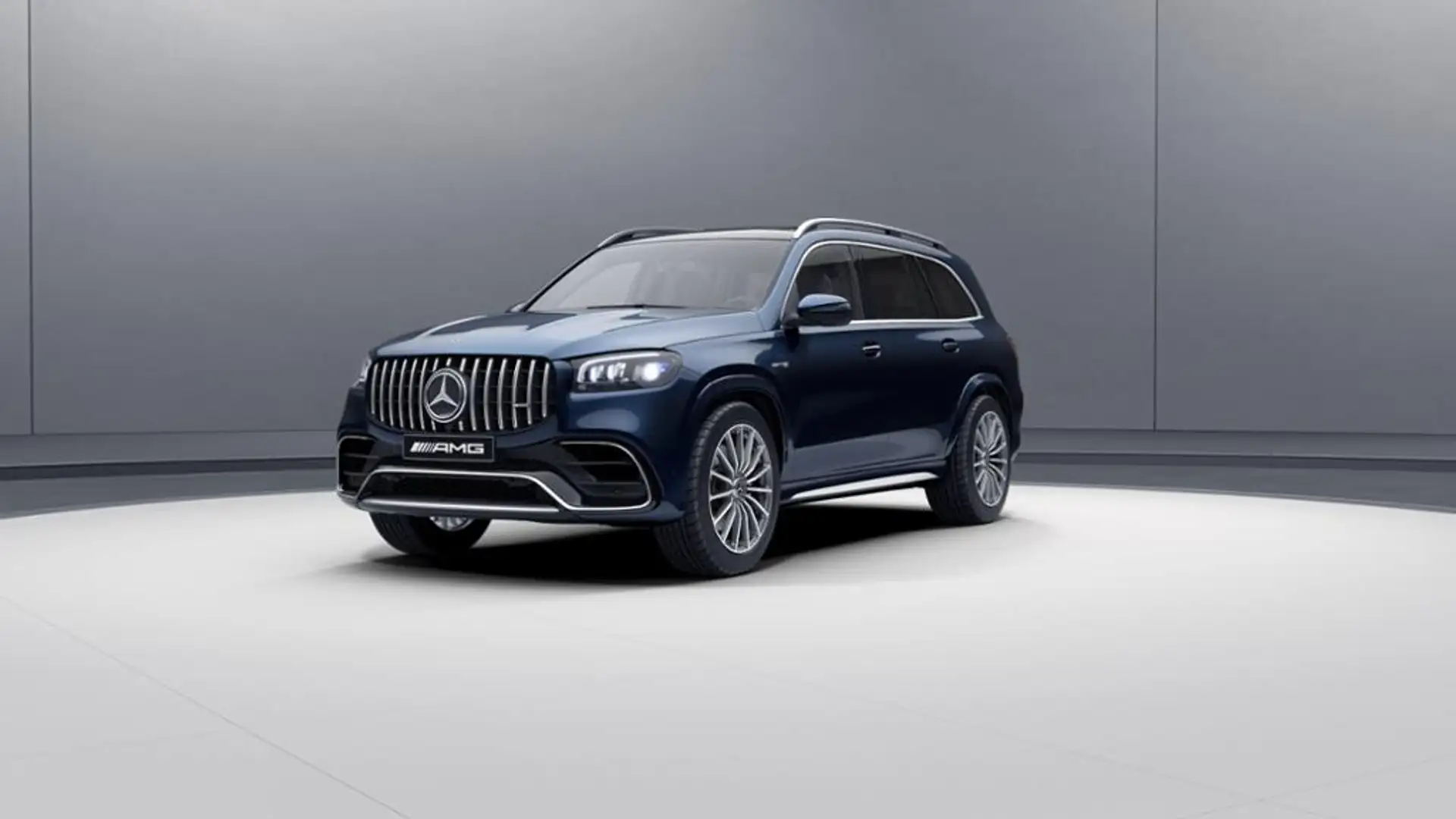 Mercedes-Benz GLS 63 AMG 4M+ MULTIBEAM/Sthz/AHK/PerfAGA/TrackP Blau - 1