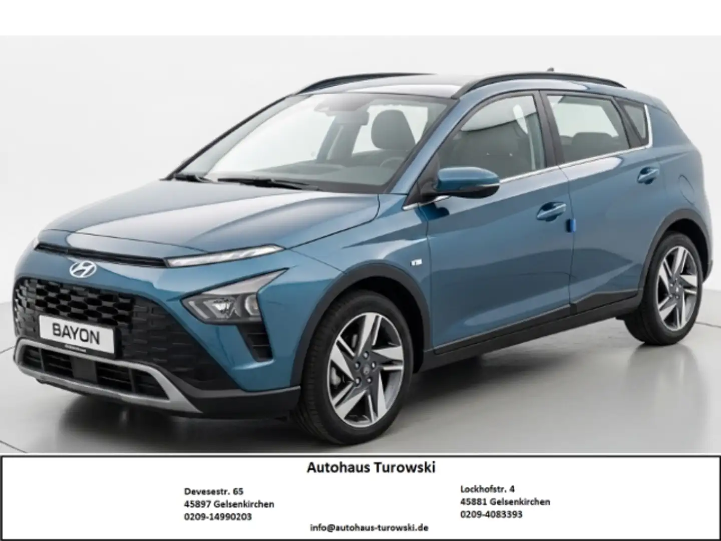 Hyundai BAYON Prime 1.0 T-GDI 7-DCT Navi  Bose LED Apple Android Blau - 1