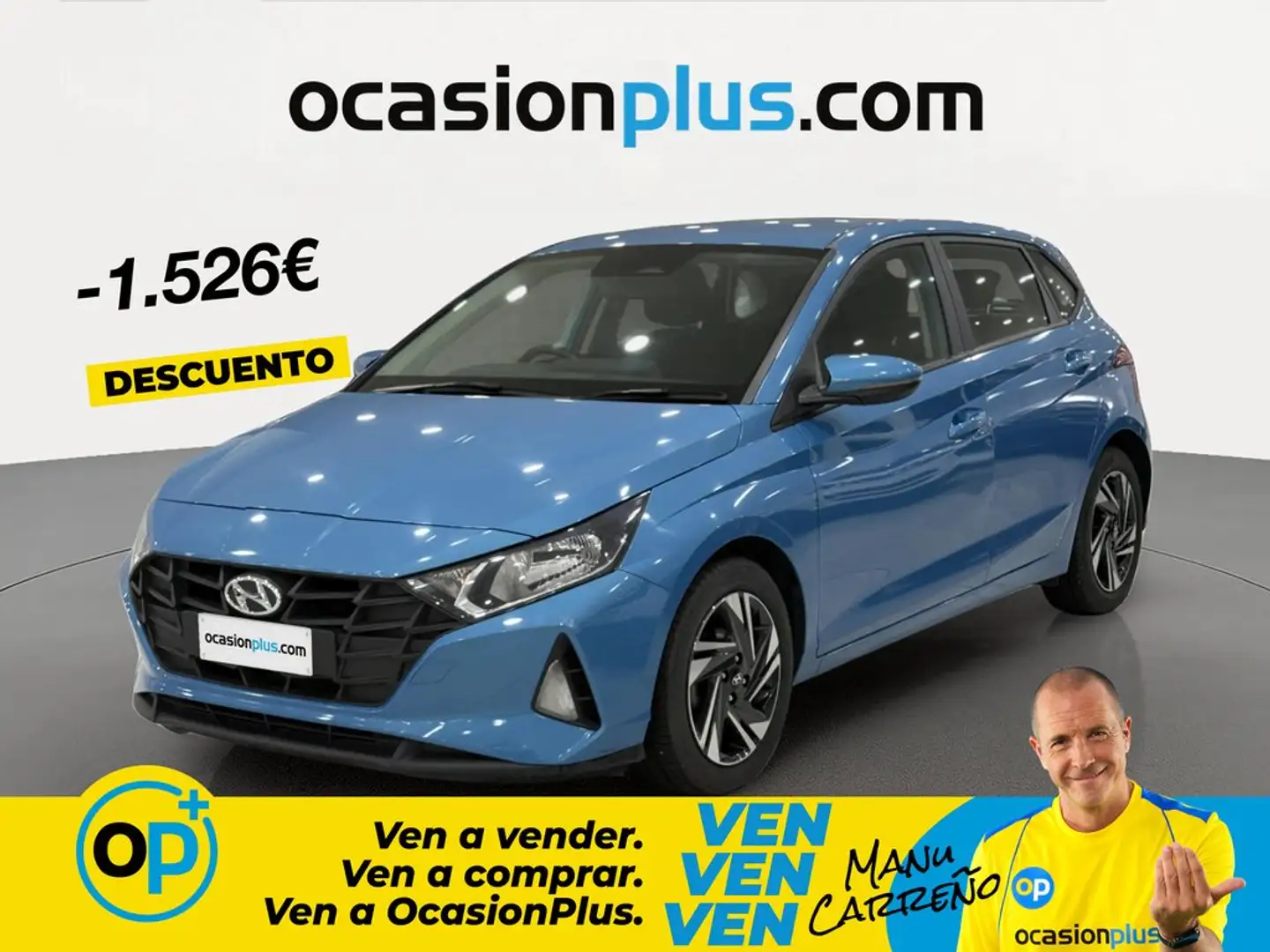 Hyundai i20 1.2 MPI Klass Azul - 1