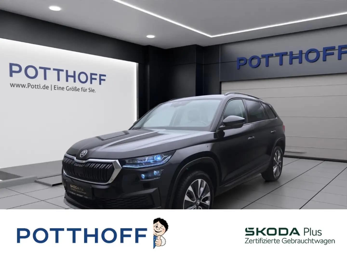 Skoda Kodiaq 2.0 TDI DSG 4x4 TOUR AHK NAVI MATRIX PDC Schwarz - 1