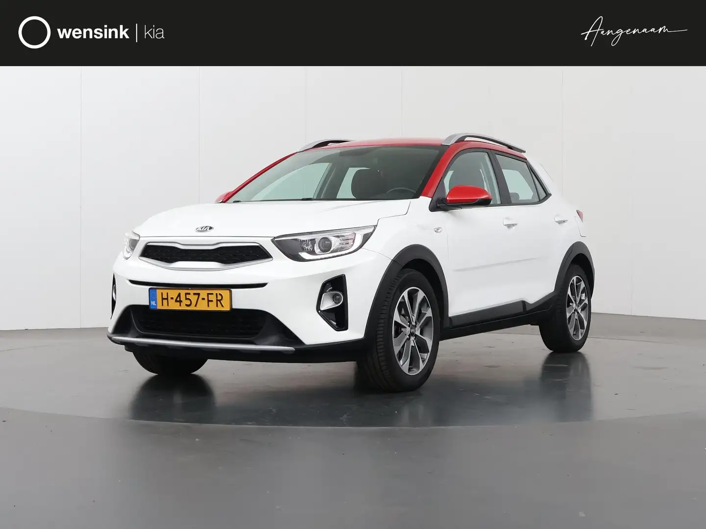 Kia Stonic 1.0 T-GDi DynamicLine | Navigatie | Parkeercamera Blanc - 1