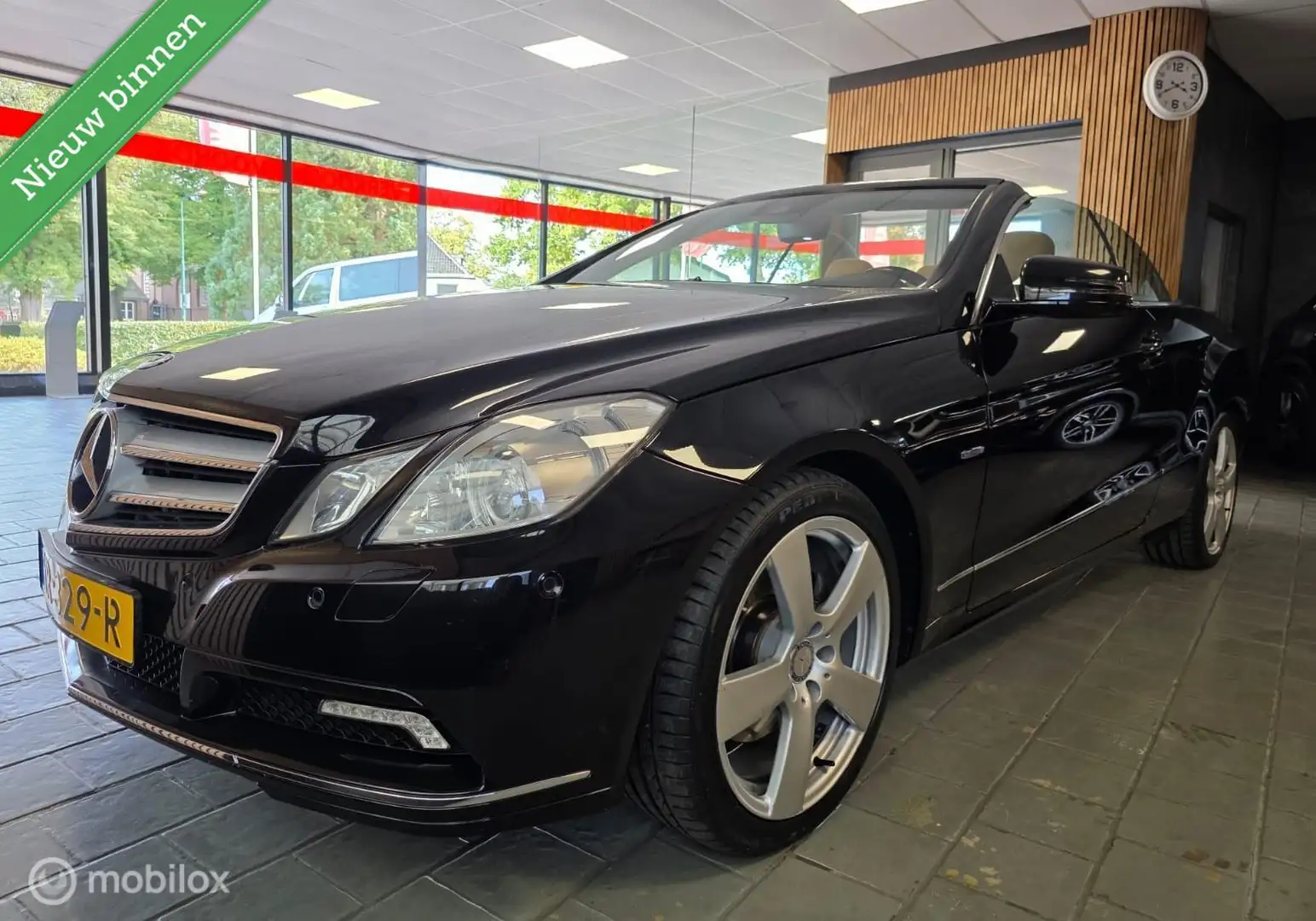 Mercedes-Benz E 350 Cabrio CDI Youngtimer Aut.Zeer Nette Auto Noir - 2