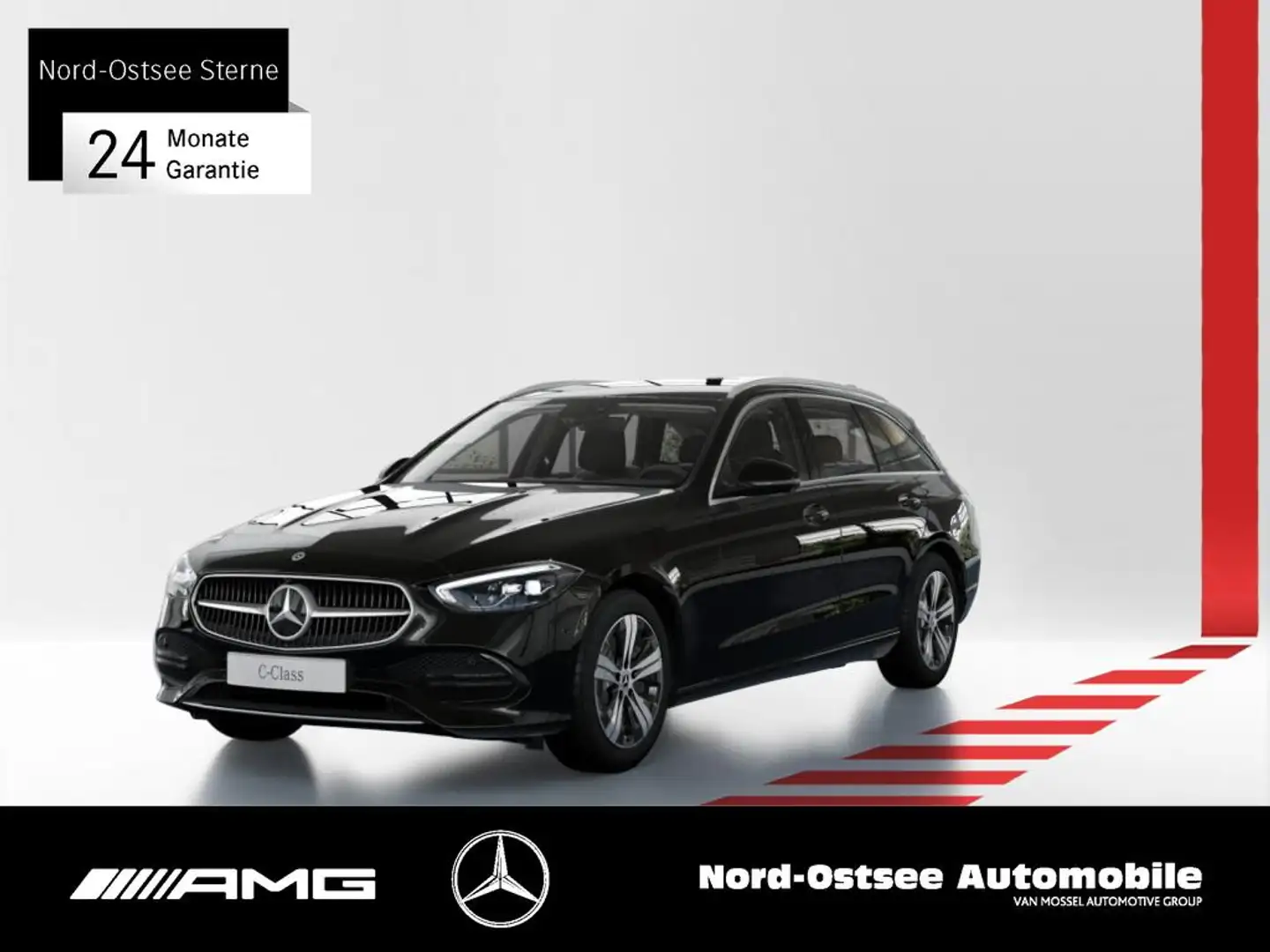 Mercedes-Benz C 300 d T AVANTGARDE NAVI LKRDHZG 360° TEMPO LED Negru - 1