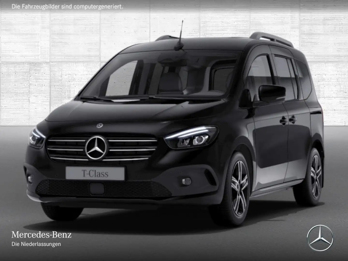 Mercedes-Benz T-Class T 180 EDITION+PROGRESSIVE+Klimaautom+Navi+PTS+DAB Schwarz - 2