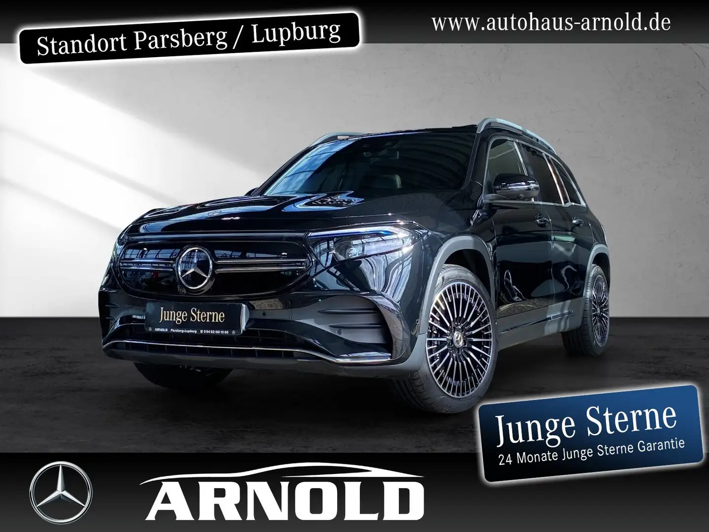 Mercedes-Benz EQB 350 EQB 350 4M AMG Line Fahrass-P. Pano 360° Head-Up Fekete - 1