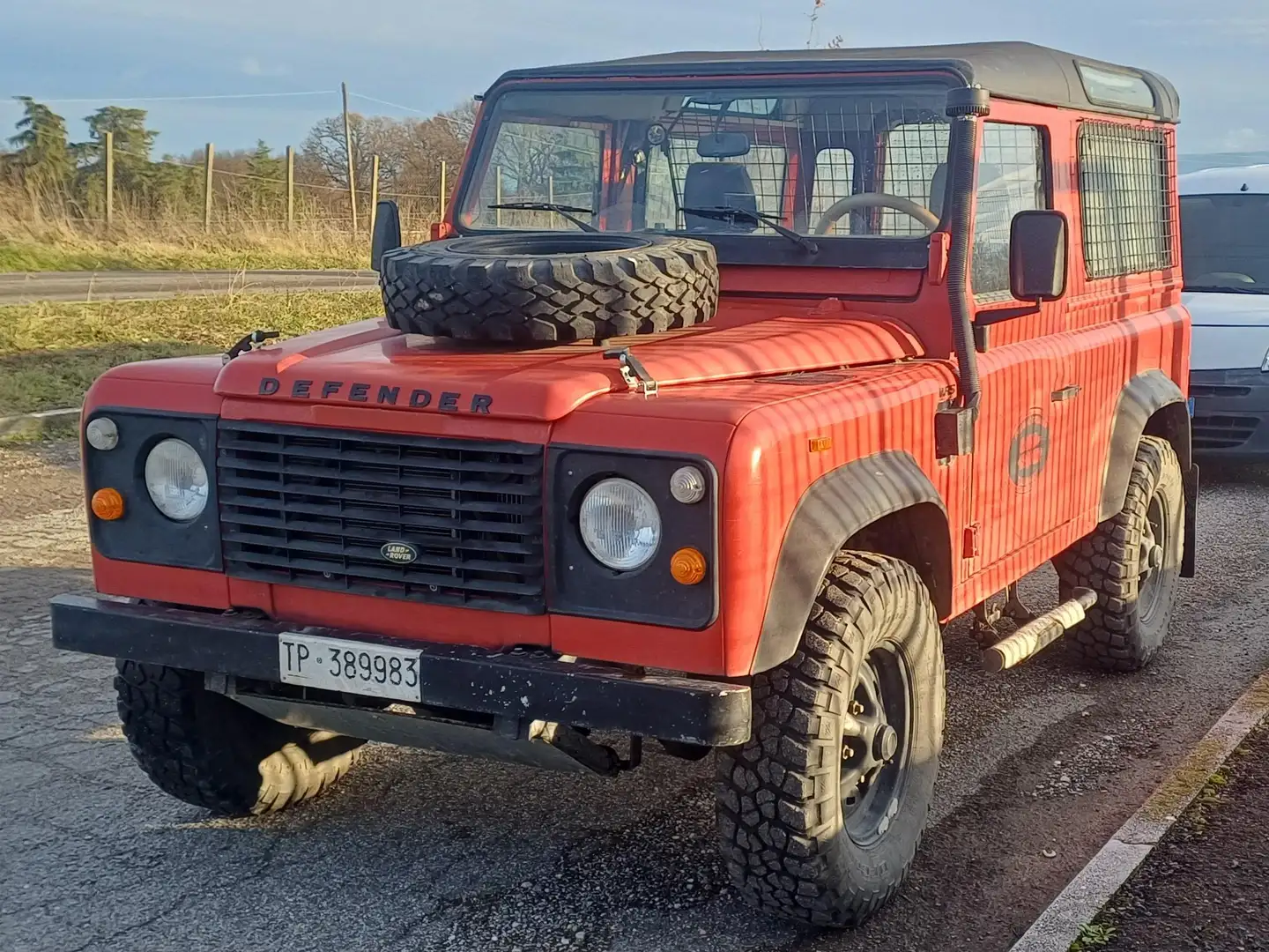 Land Rover Defender 90 2.5 td Hard Top Rosso - 2