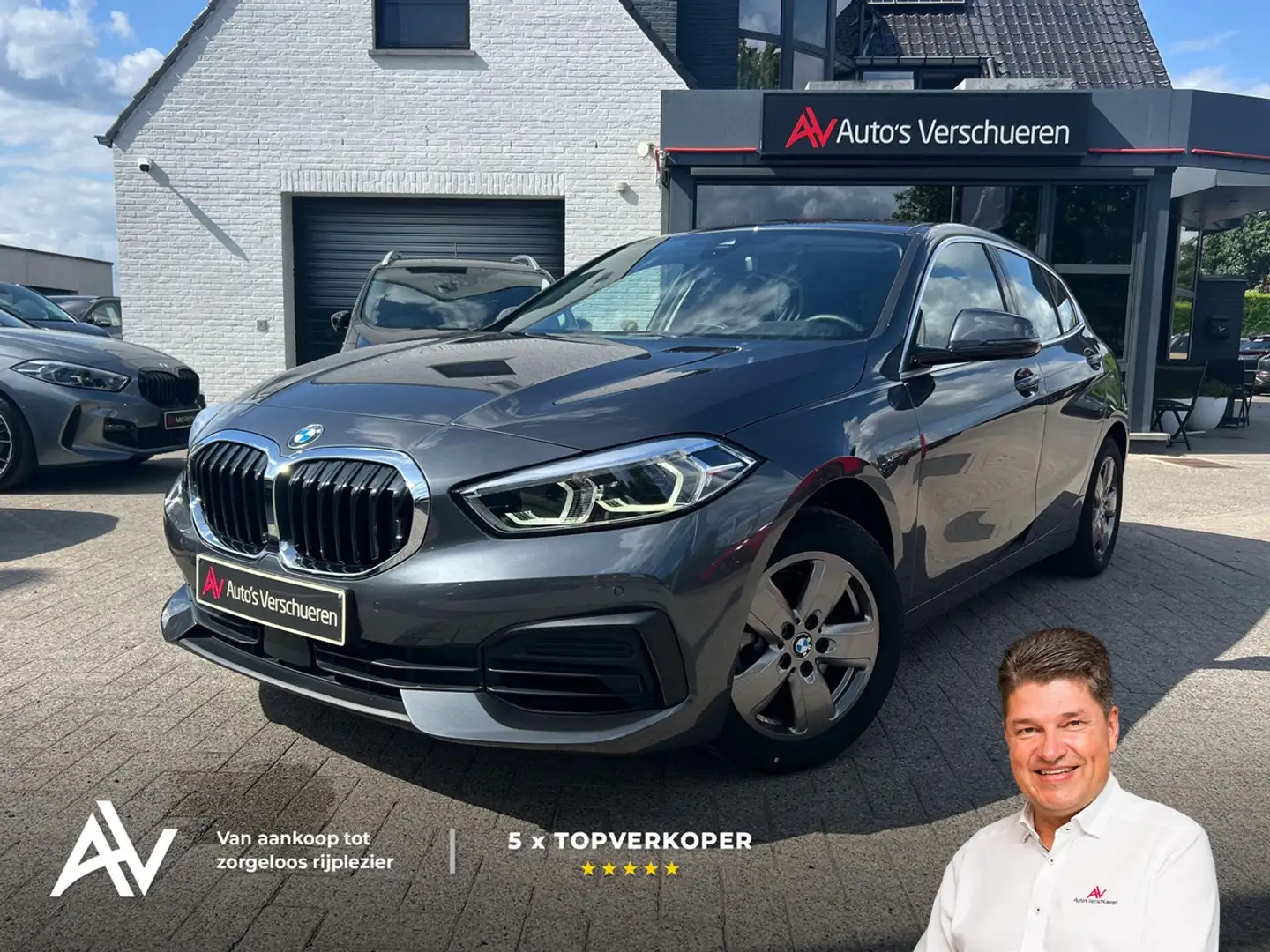 BMW 118 iA Advantage ** Sportzetels | Cockpit Pro | Hifi Grijs - 1