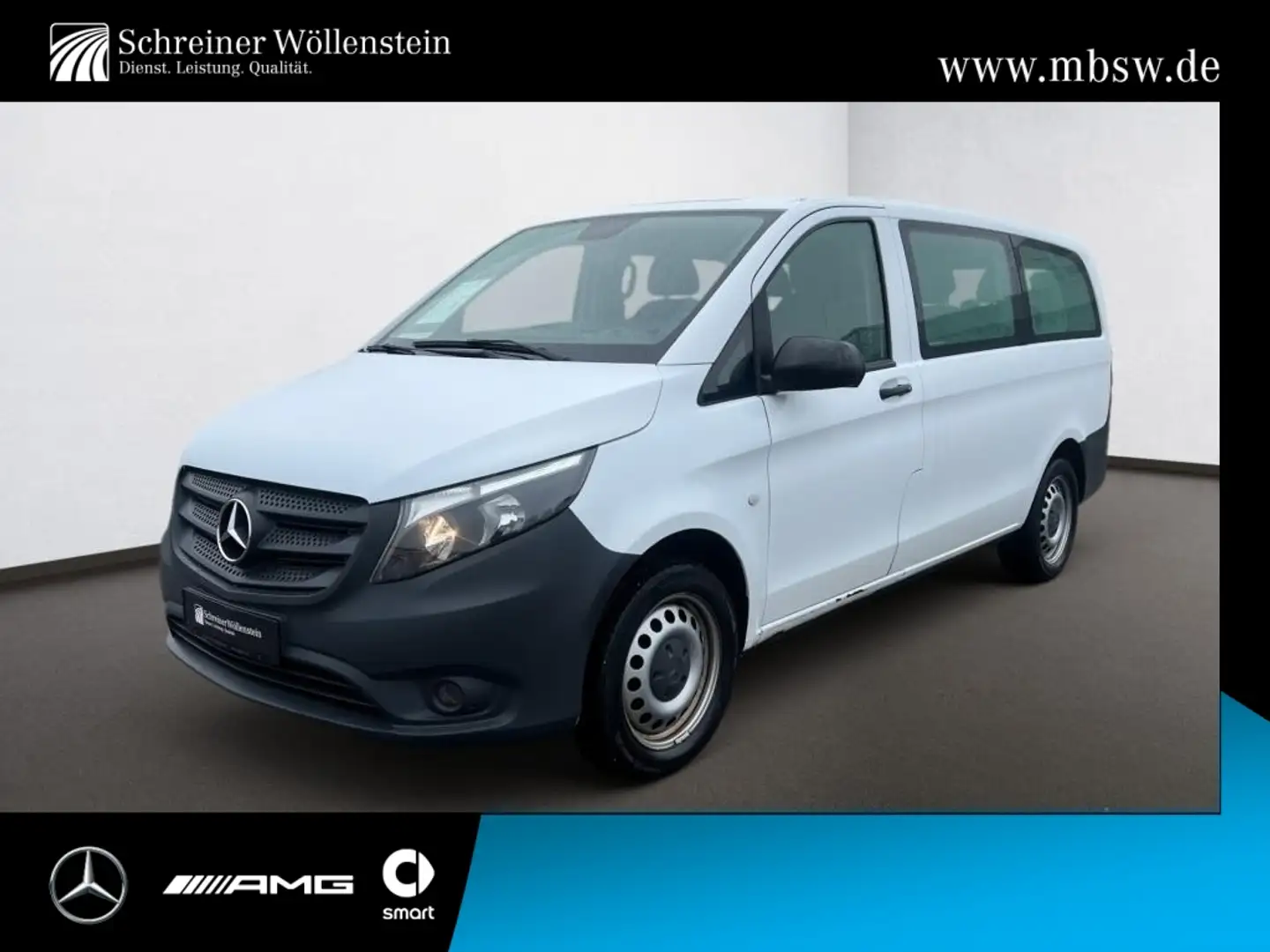 Mercedes-Benz Vito 114 Tourer Pro lang 4x4 Navi*STDHZG*Klima* Blanc - 1