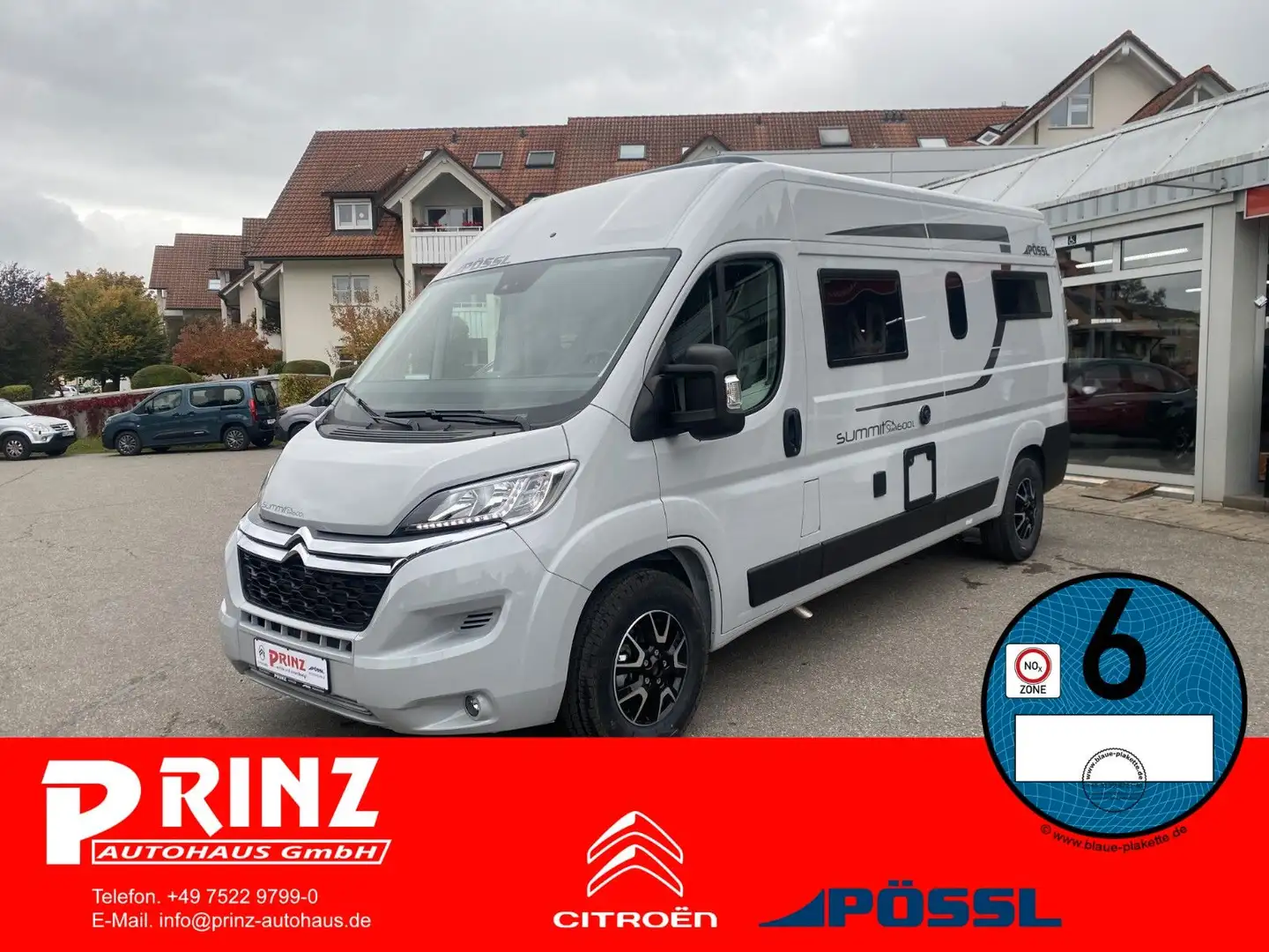 Pössl Summit 600 L Shine 165 PS*2.Batterie*Duo Control Grau - 1