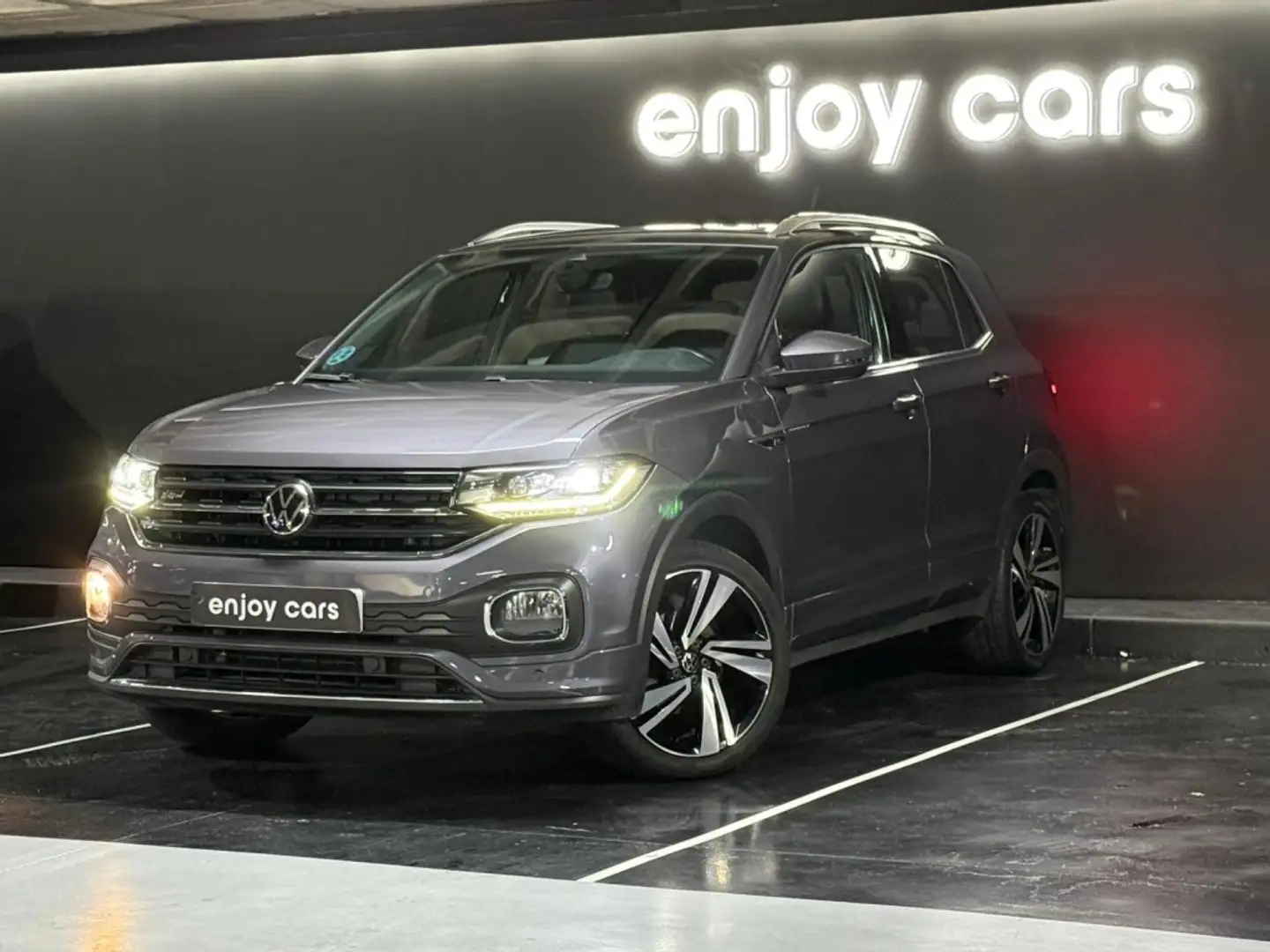 Volkswagen T-Cross 1.0 TSI R-Line 85kW Gris - 1