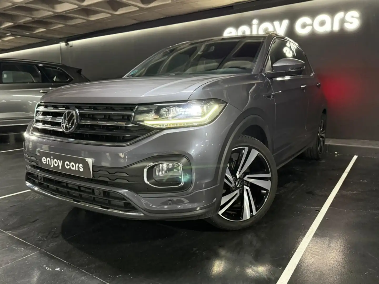 Volkswagen T-Cross 1.0 TSI R-Line 85kW Gris - 2