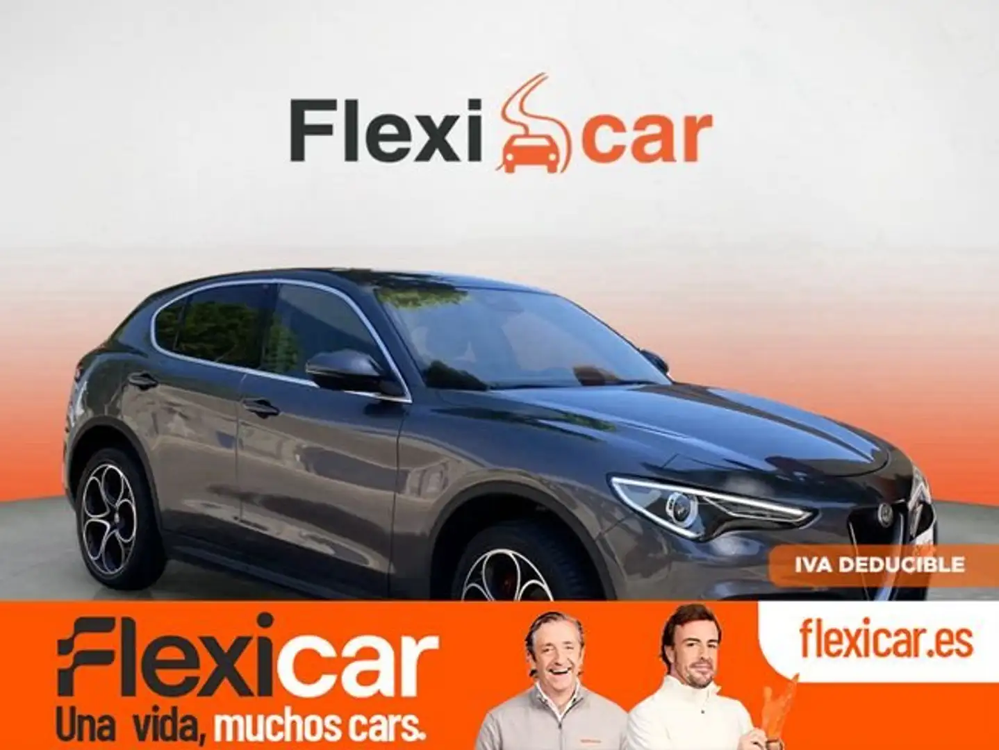 Alfa Romeo Stelvio 2.2+Di%C3%A9sel+154kW+%28210CV%29+Executive+Q4 Gris - 1
