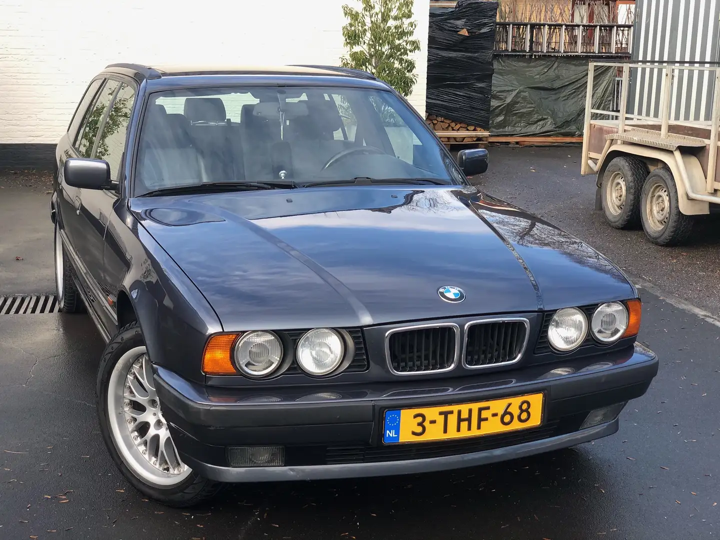 BMW 520 BMW 5-serie E34 520i Touring (1996) Gri - 2