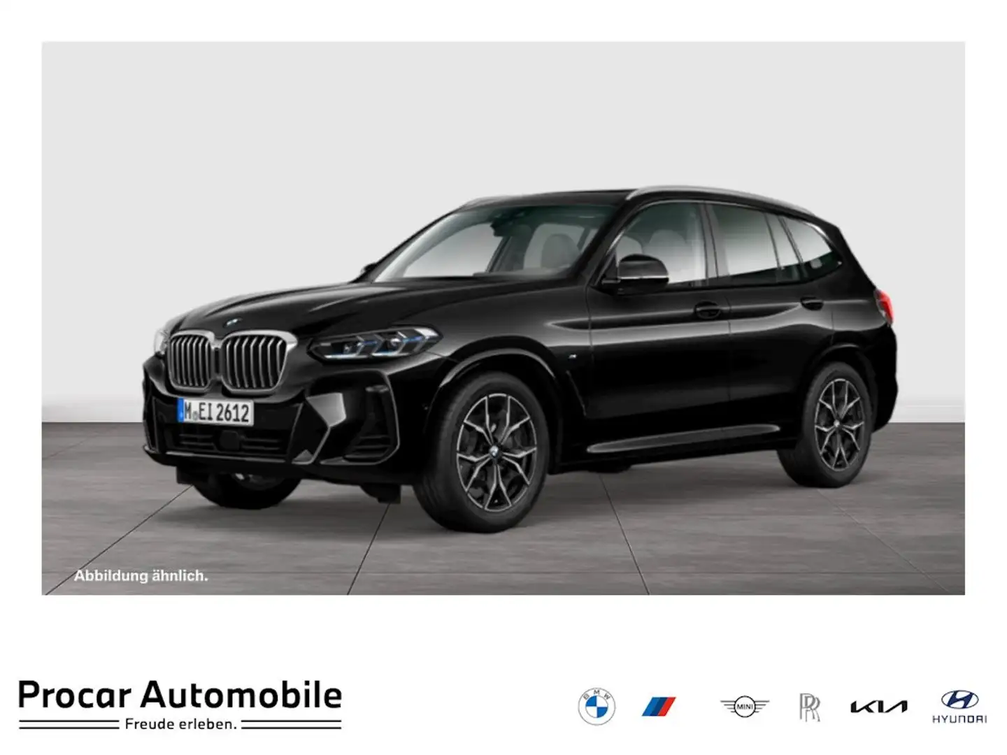 BMW X3 xDrive20d M-Sport AHK Laser Pano ACC Memory Schwarz - 1