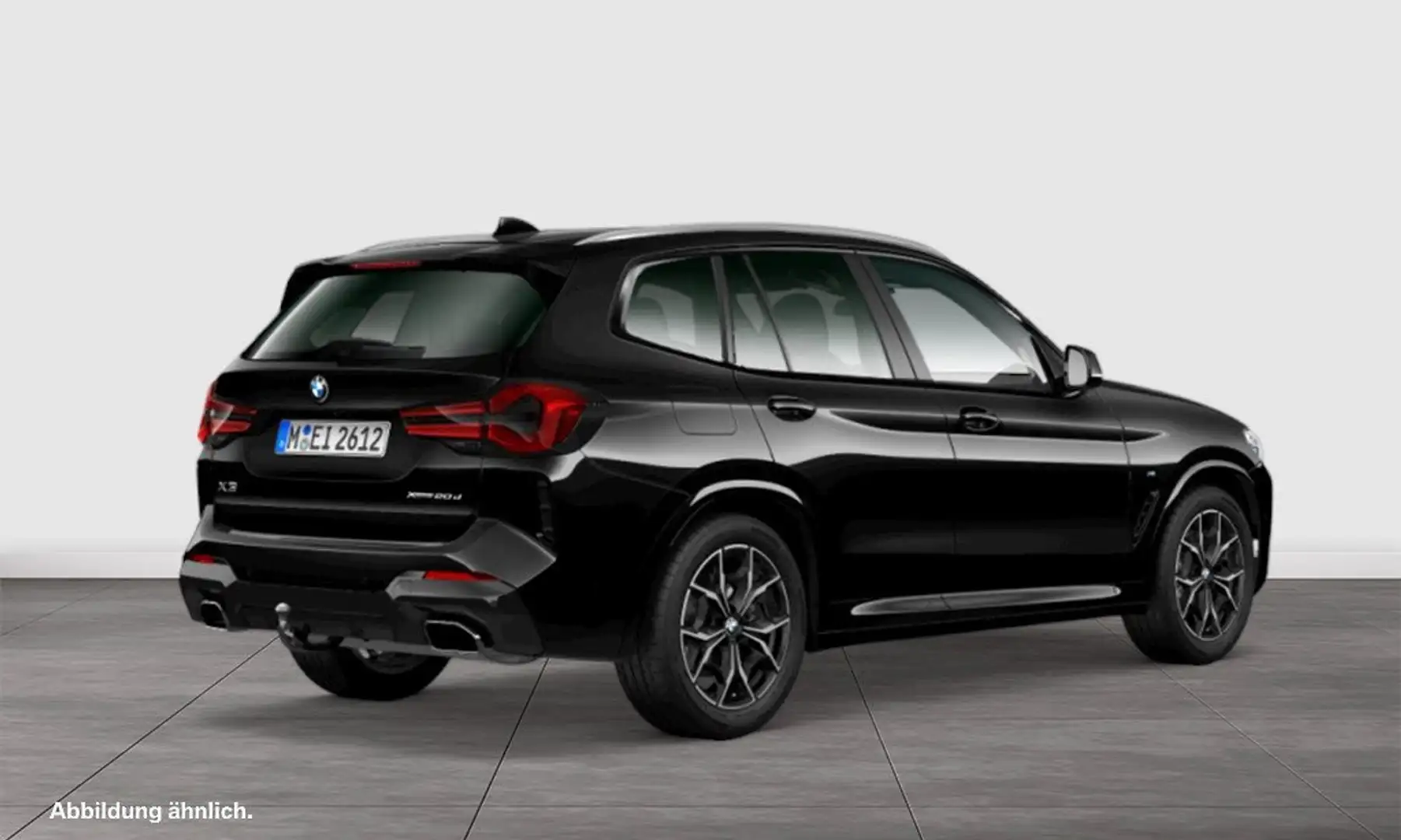 BMW X3 xDrive20d M-Sport AHK Laser Pano ACC Memory Schwarz - 2
