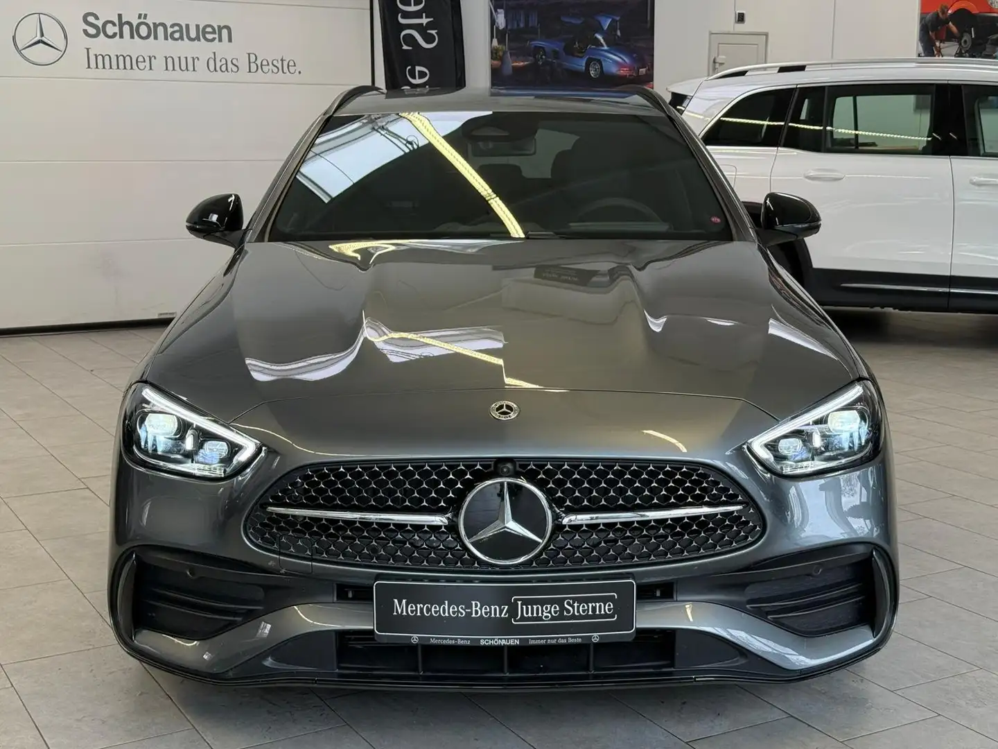 Mercedes-Benz C 300 d T AMG+DISTR+STDHZ+HUD+BURM+AHK+360+NIGHT Grau - 2
