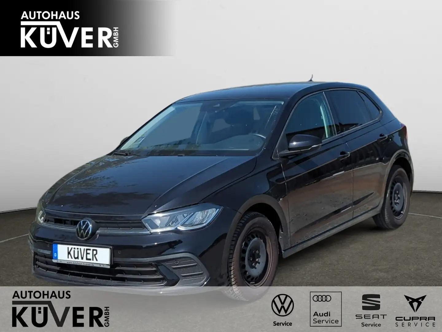 Volkswagen Polo Life 1,0 TSI DSG Navi+GRA+LED+Einparkh. Schwarz - 1