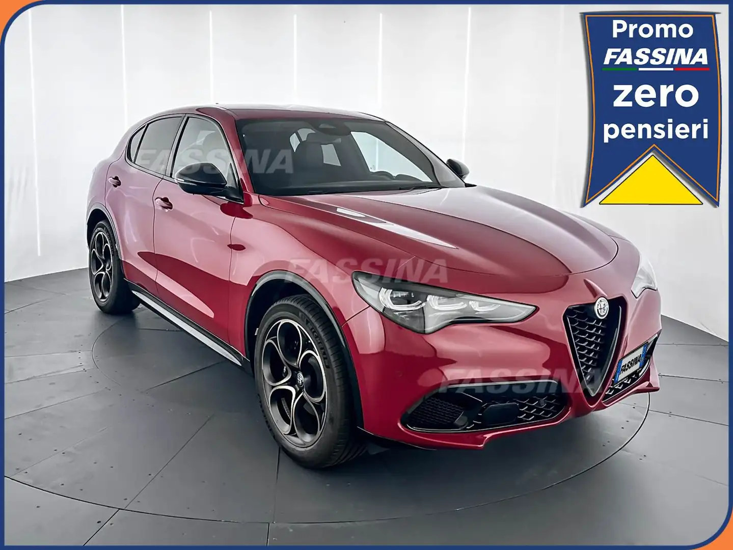 Alfa Romeo Stelvio Stelvio 2.2 Turbodiesel 210 CV AT8 Q4 Intensa Rosso - 1
