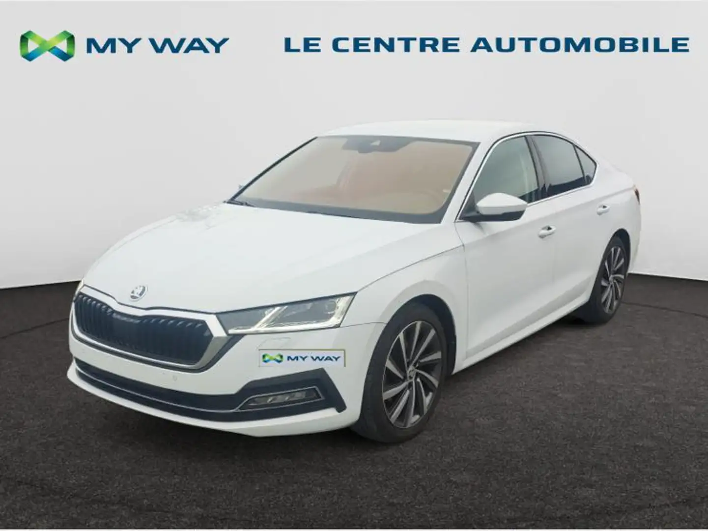 Skoda Octavia Octavia Clever+ 2,0 TDI 85 kW 6-speed mech. Blanc - 1