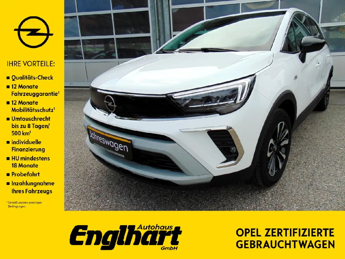 Opel Crossland X Crossland 1.2 Turbo Enjoy AT Weiß - 1