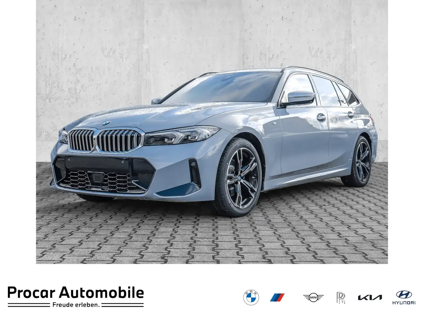 BMW 320 d Touring M Sport HuD+LED+HiFi+AHK+ACC+PA+DA Grau - 1