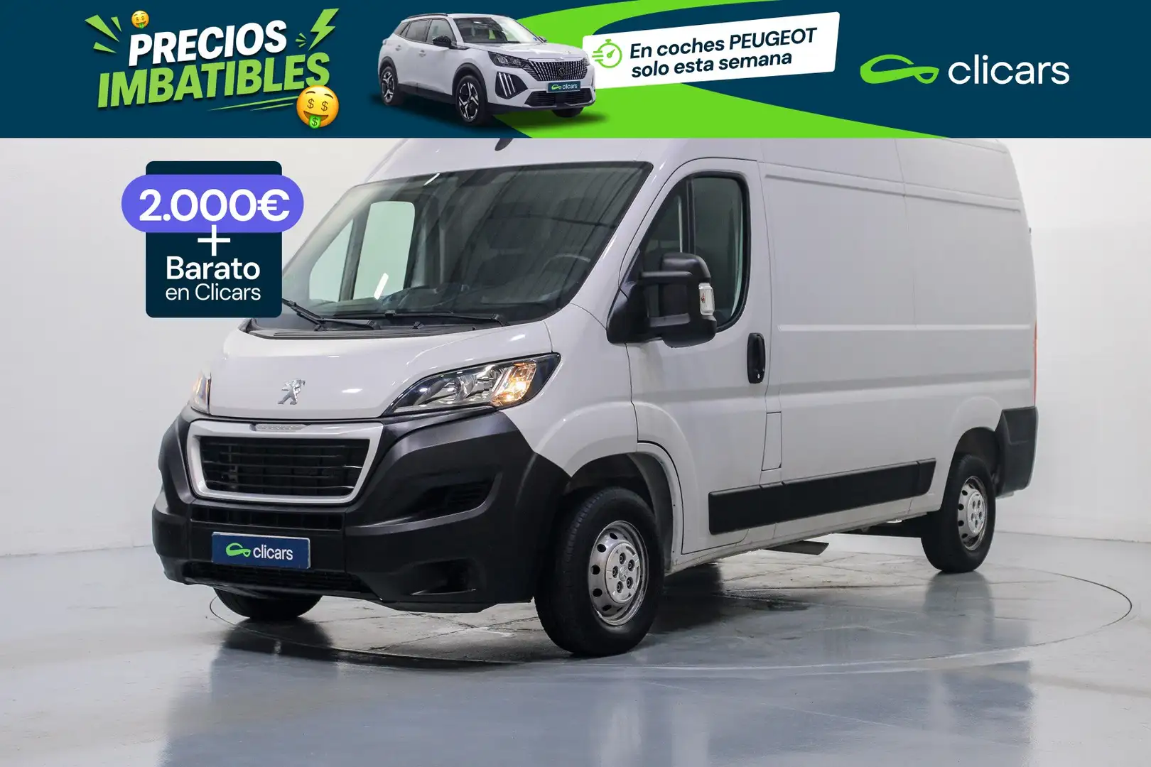 Peugeot Boxer Furgón 2.2 BlueHDI 3.5 L3H2 Heavy S&S 140 Blanco - 1