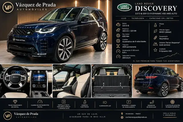 Land Rover Discovery 3.0D I6 R-Dynamic HSE Aut. 300