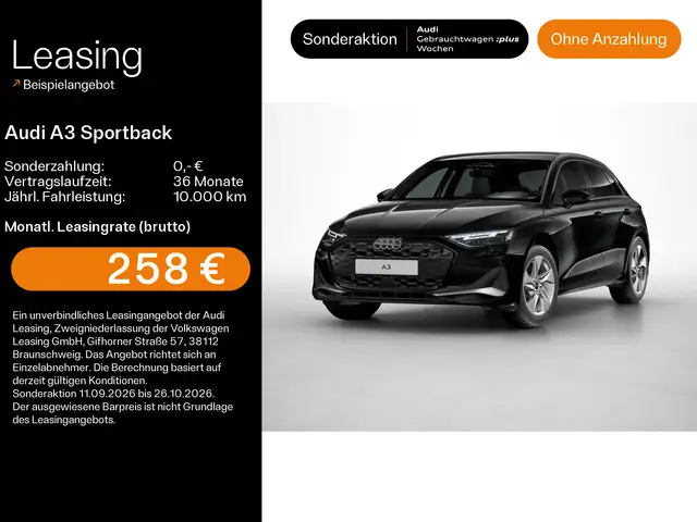2025 Audi A3 in Black for sale