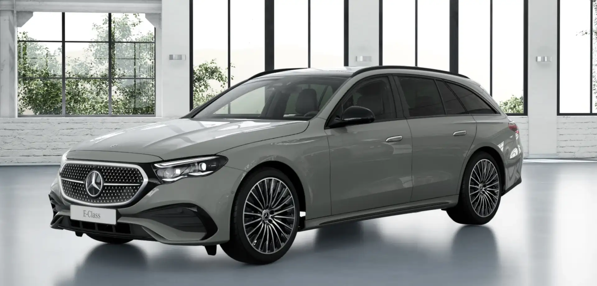 Mercedes-Benz E 220 d *AMG Line Gris - 1