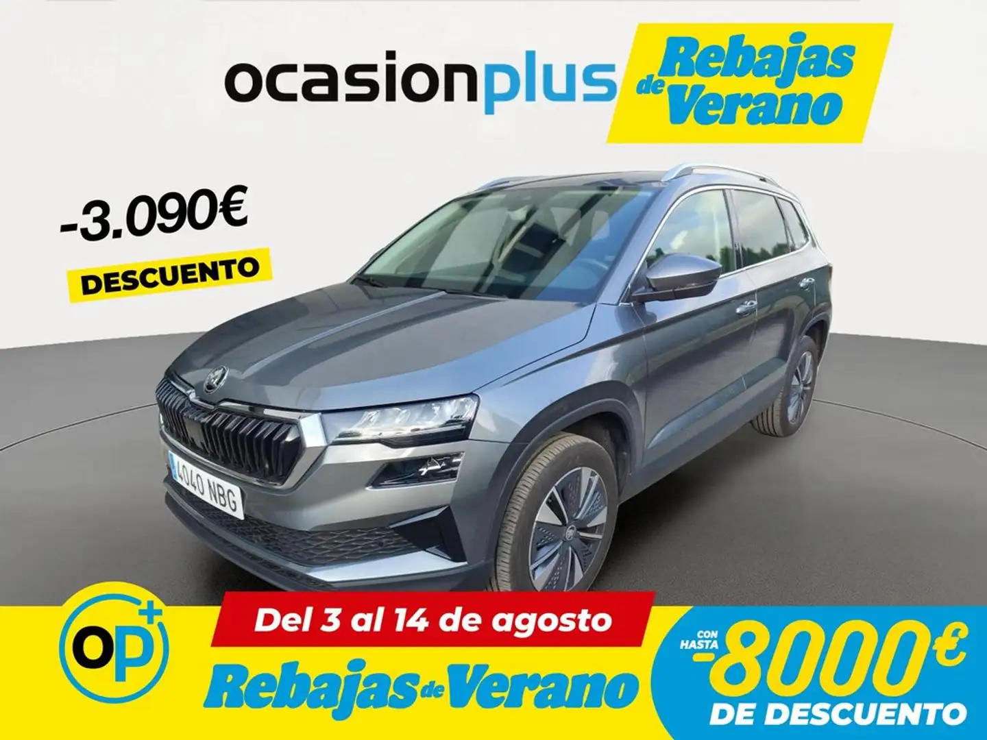 Skoda Karoq 1.5 TSI Selection ACT DSG 110KW Gris - 1