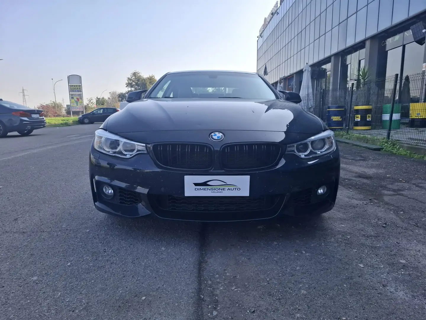 BMW 420 Serie 4 F32 2013 Coupe 420d Coupe Modern auto Bleu - 2