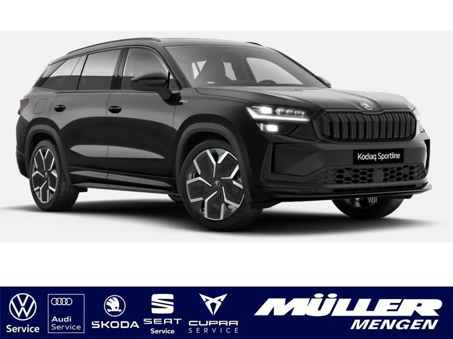 Skoda Kodiaq Sportline 2,0 TDI DSG 4x4 AHK|Pano|HUD Schwarz - 1