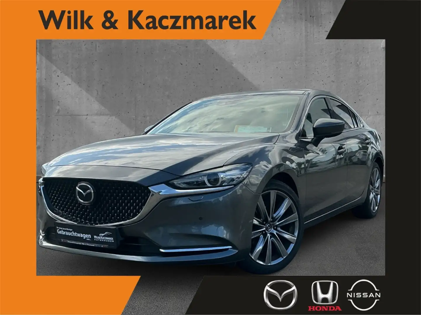 Mazda 6 4T 2.5 AT Sports-Line MATRIX Bose 360 HUD Navi Grau - 1